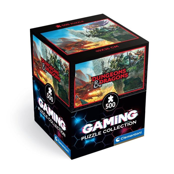 Clementoni Puzzles 500 Teile Premium Gaming Puzzle-Collection Geschenk-Box - Dungeons & Dragons