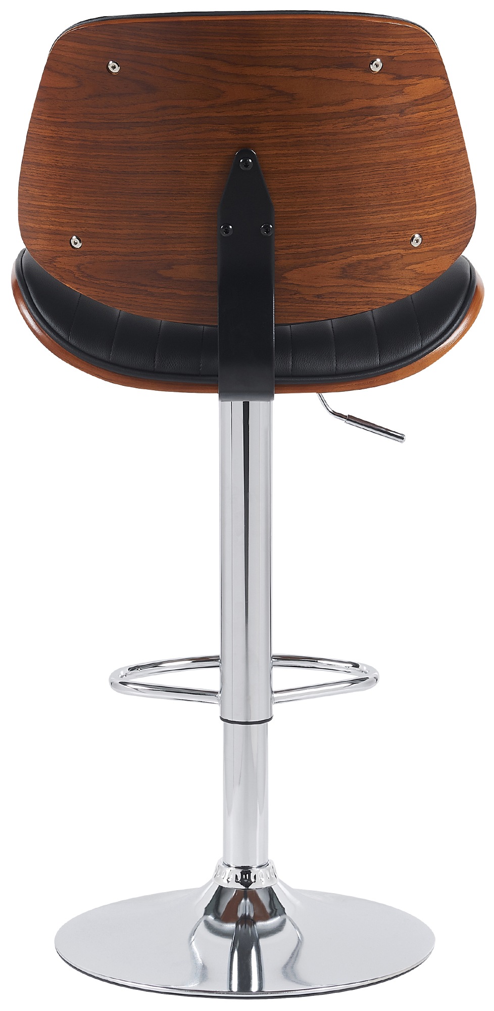 2er Set Barhocker Clawson Kunstleder chrom