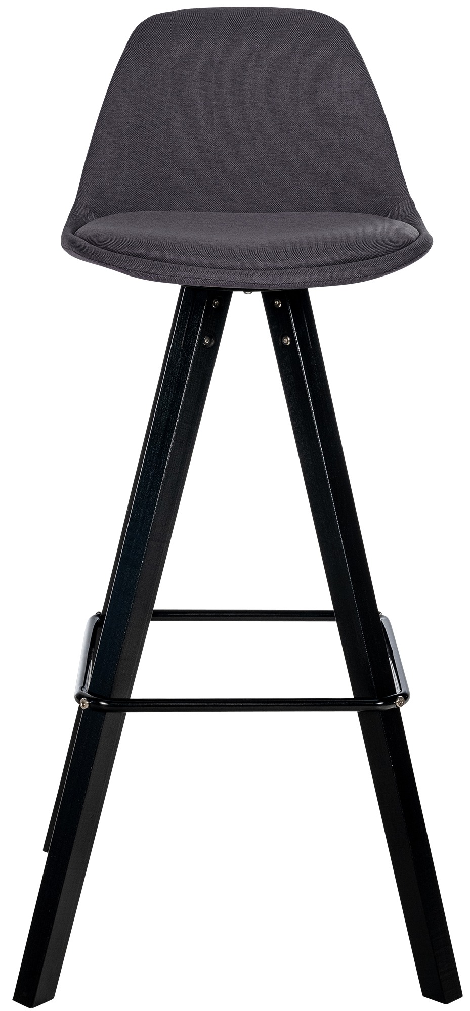 Barhocker Corbin Stoff Square schwarz