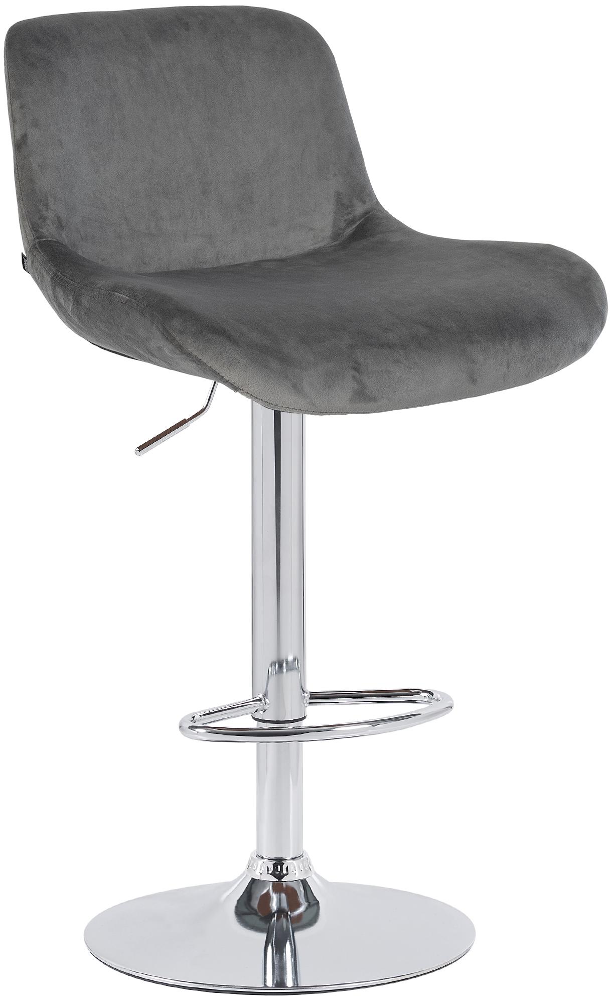 Barhocker Solon Chrom Samt