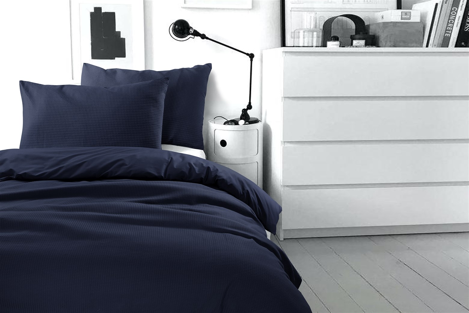 Bettwäsche Bettwäsche Carla 125-FR Blau 140cm x 200cm