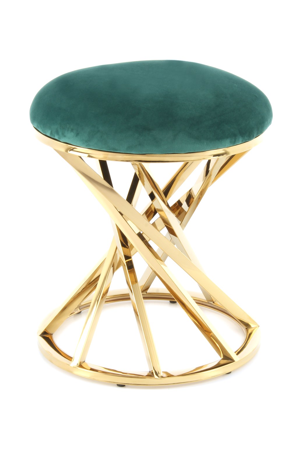 Hocker Hocker Wesley 325 Grün / Gold