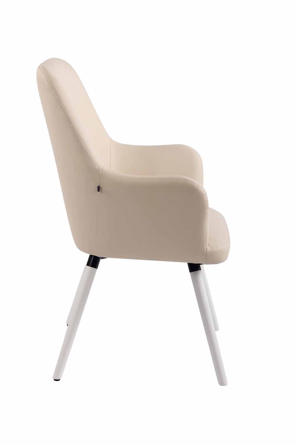 Lounger Aarhus Kunstleder weiß