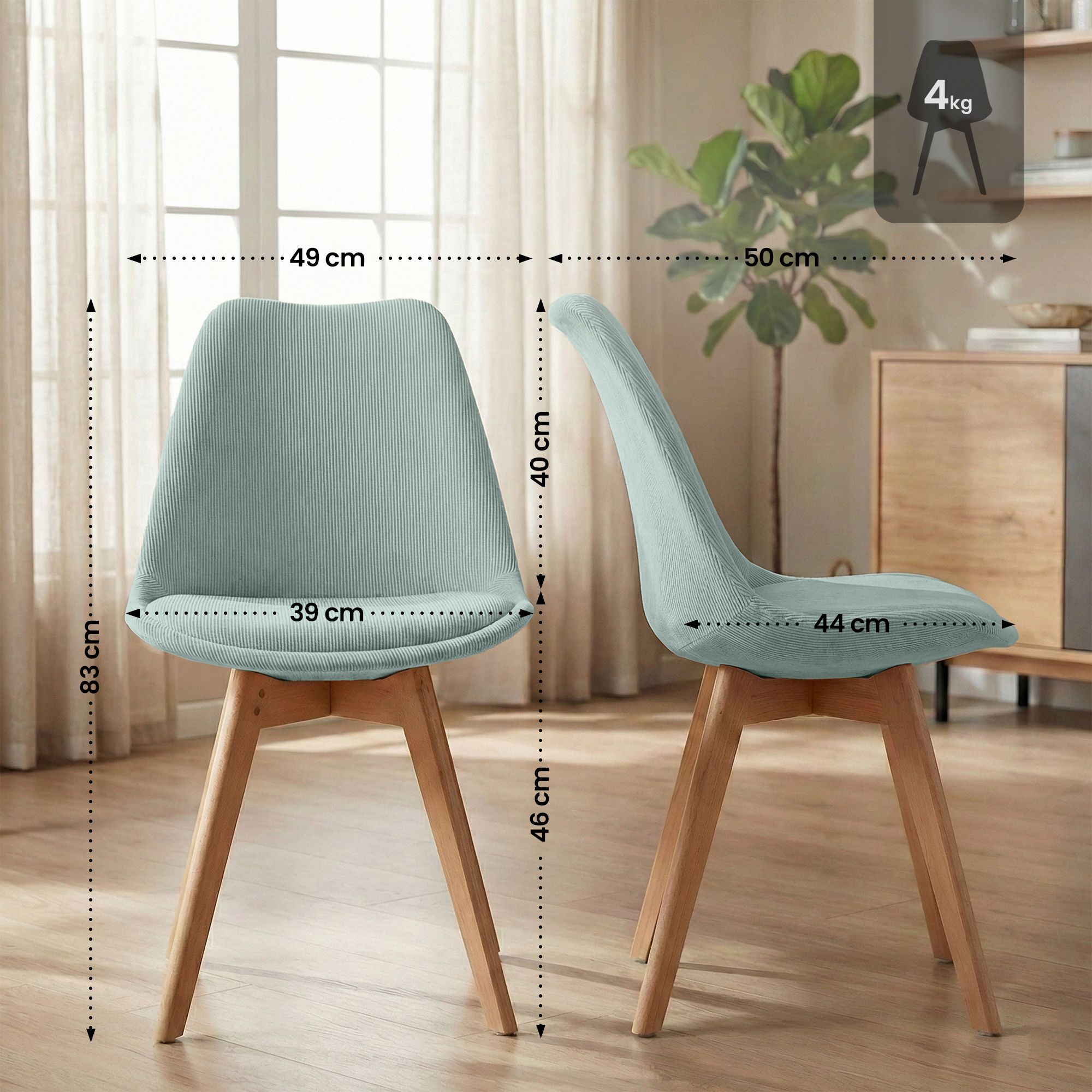 Stuhl Linares Cord