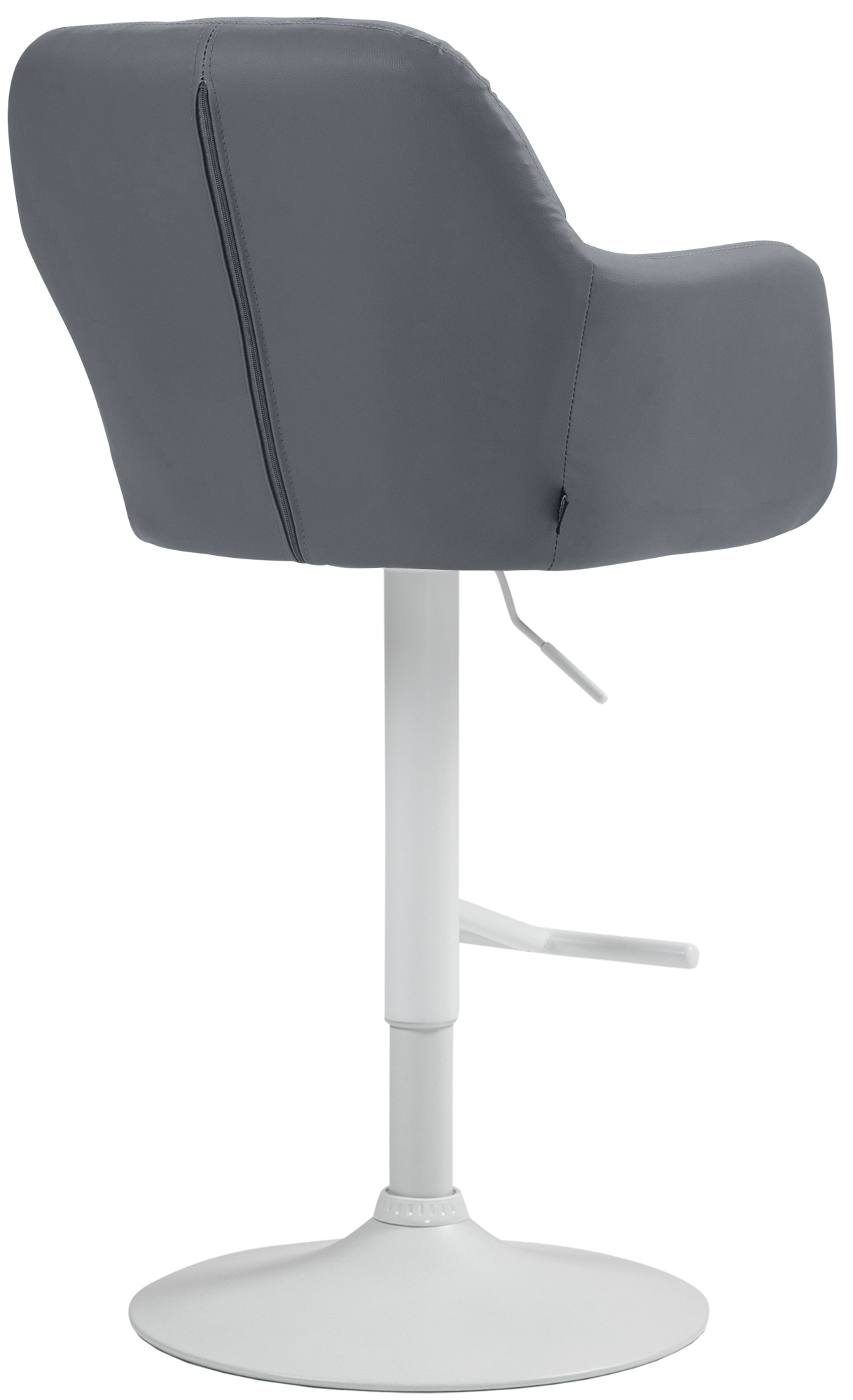 Barhocker Natoma Kunstleder weiß