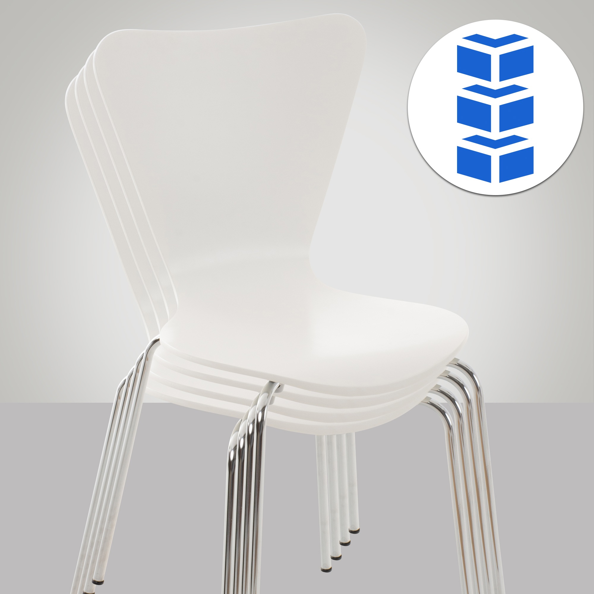 2er Set Besucherstuhl Calisto