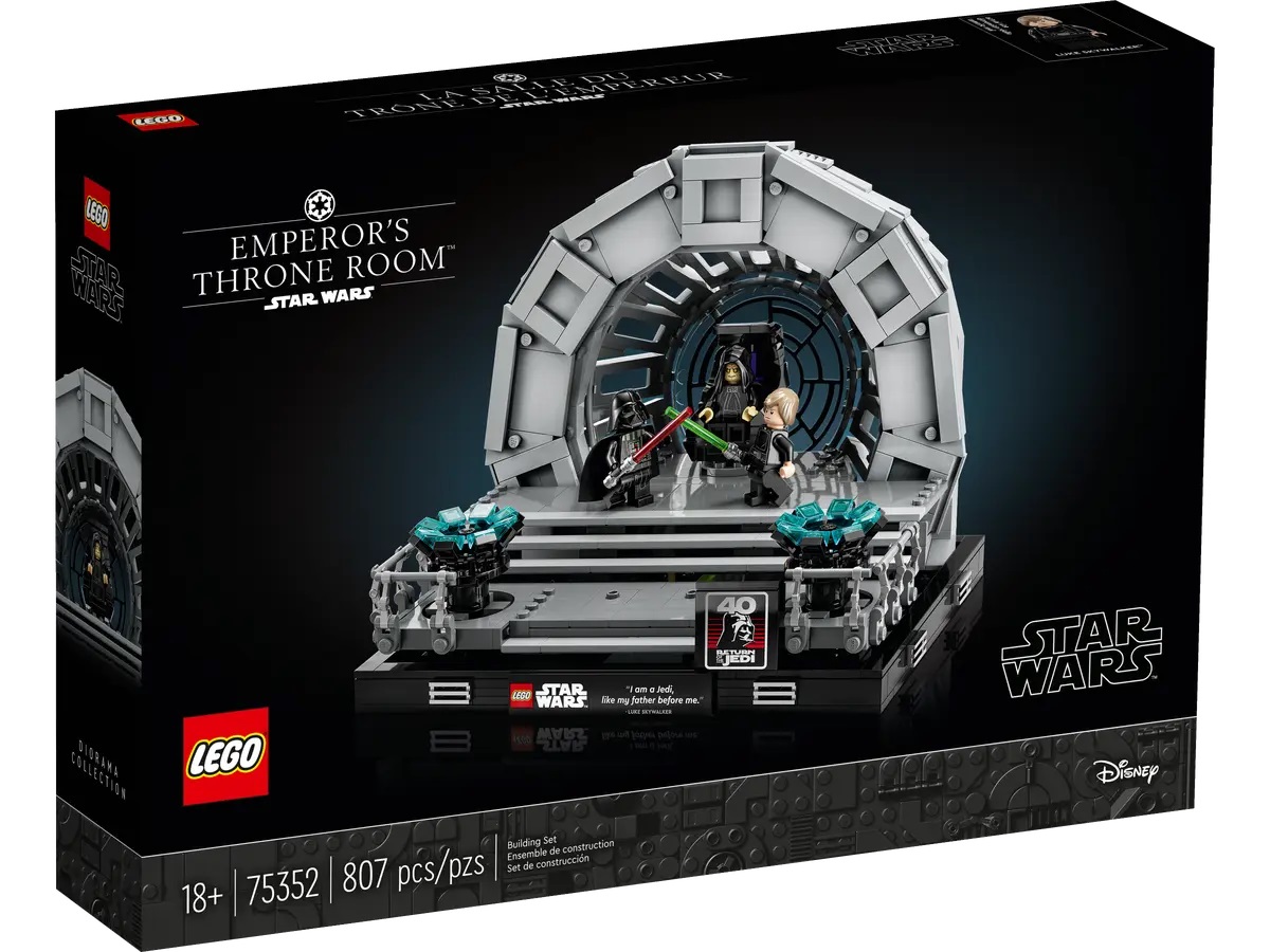LEGO® Bau- & Konstruktionsspielzeug LEGO® 75352 - Star Wars Thronsaal des Imperators - Diorama (807 Teile)