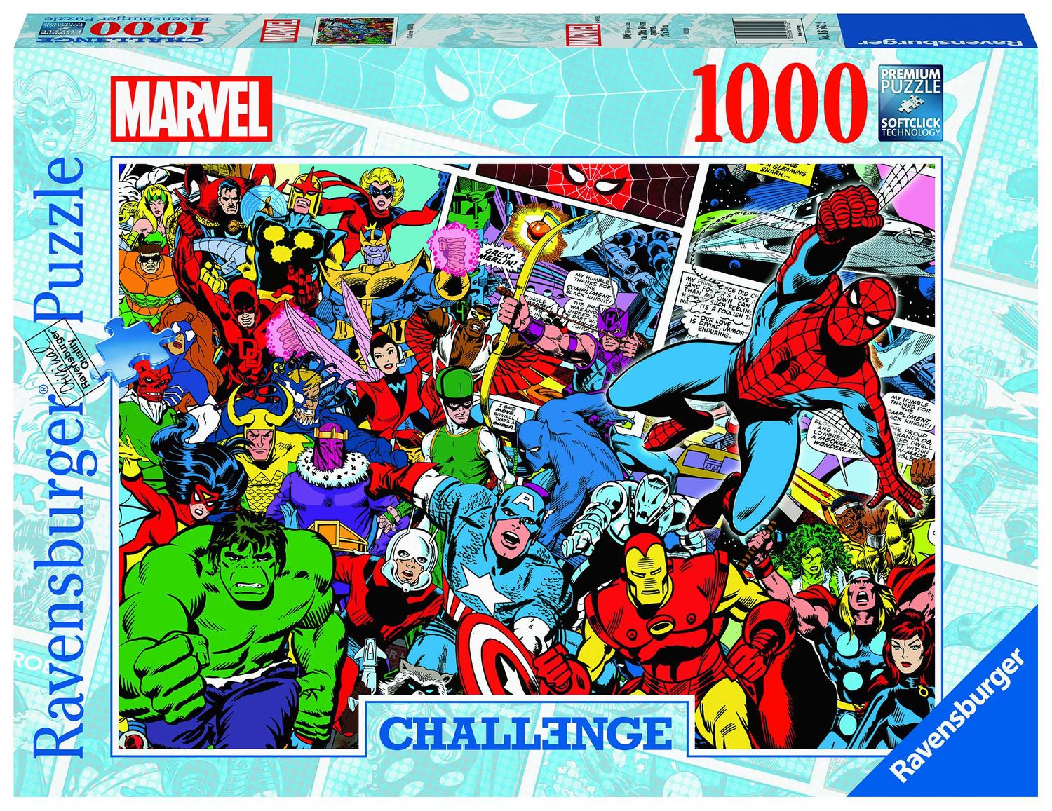 Ravensburger Puzzles Challenge Marvel - Puzzle 1000 Teile