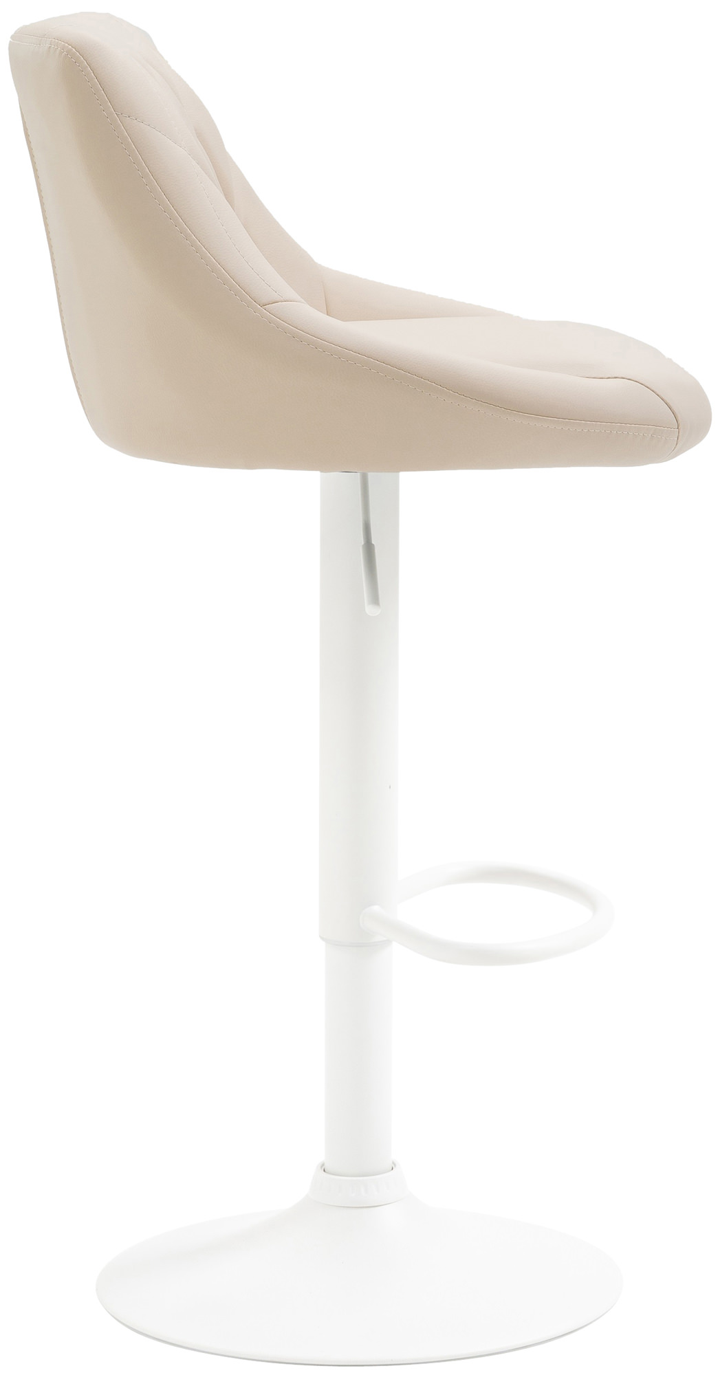 Barhocker Lazio Kunstleder weiß