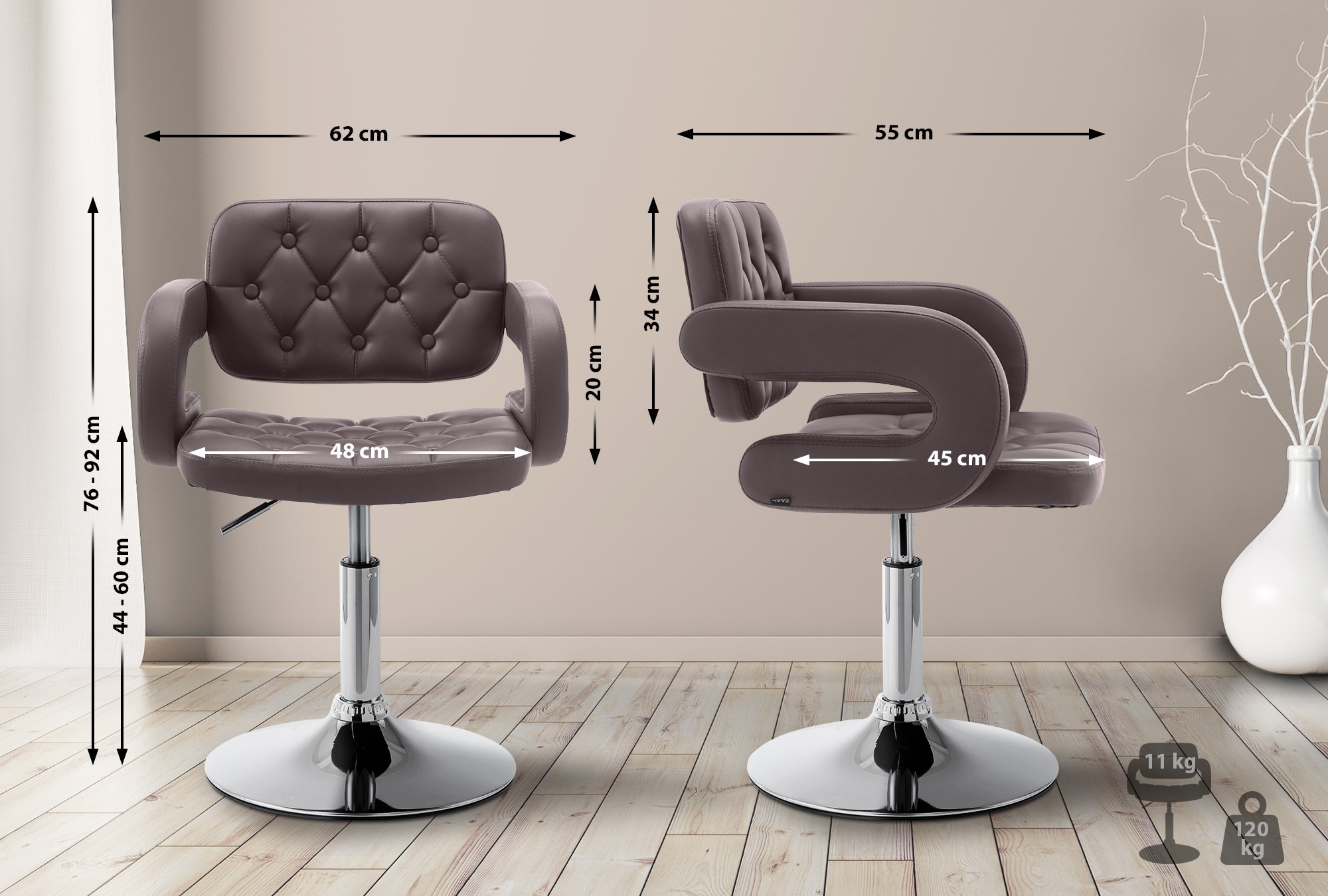 CLP Trading GmbH Lounger Dublin Kunstleder – Ansicht 2