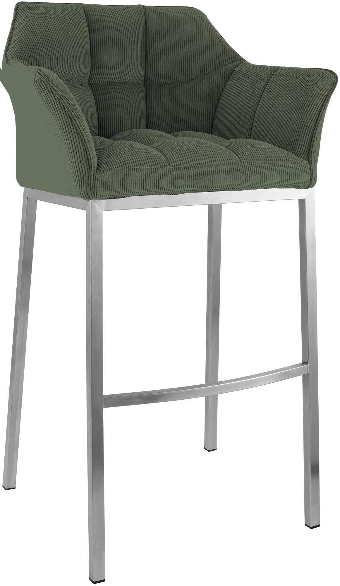 Barhocker Damaso E Cord mit 4-Fuß Gestell