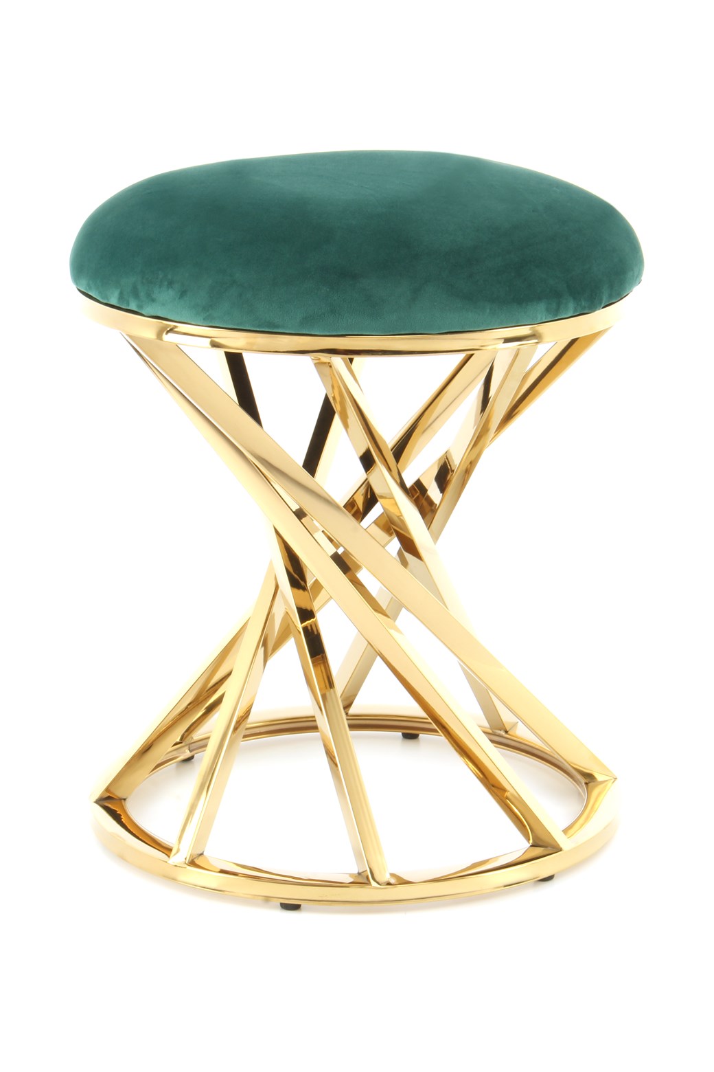 Hocker Hocker Wesley 325 Grün / Gold