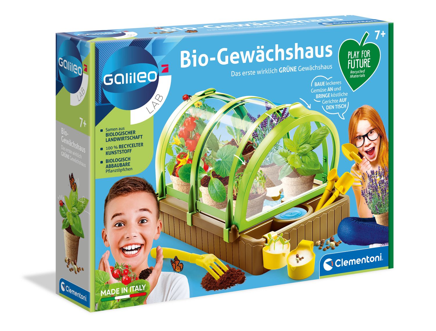 Clementoni Experimentierkästen Clementoni 59237 - Galileo - Bio-Gewächshaus
