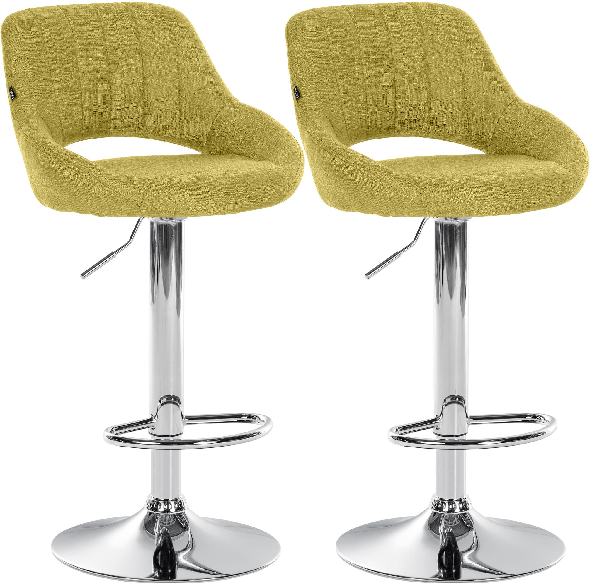 2er Set Barhocker Milet Stoff C