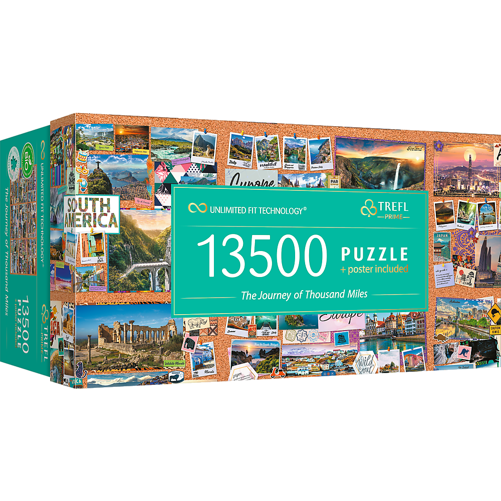 Trefl Puzzles Reise von tausend Meilen - UFT Puzzle 13500 Teile