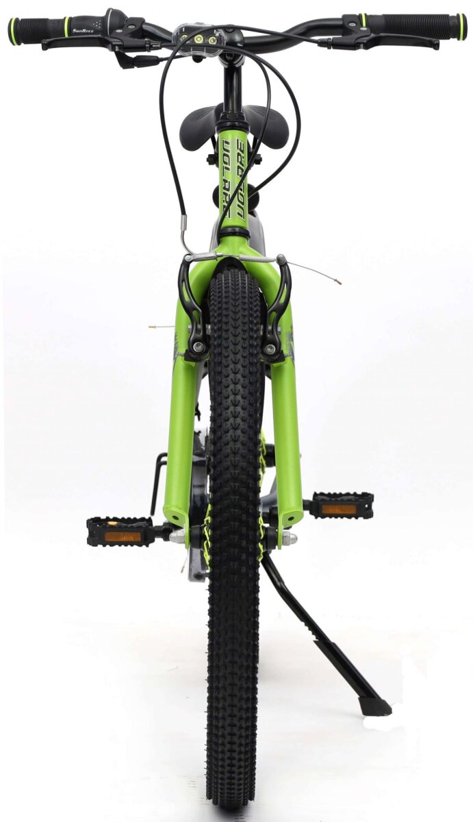 Volare Rocky Kinderfahrrad - 24 Zoll - Grün - 7-Gang für Jungen