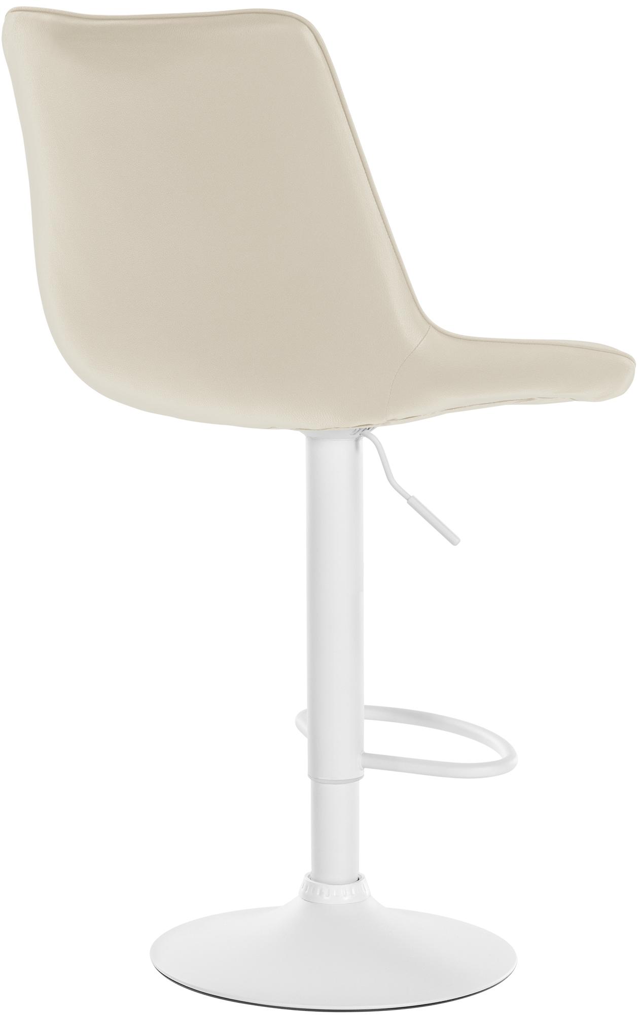 2er Set Barhocker Toni Kunstleder weiß