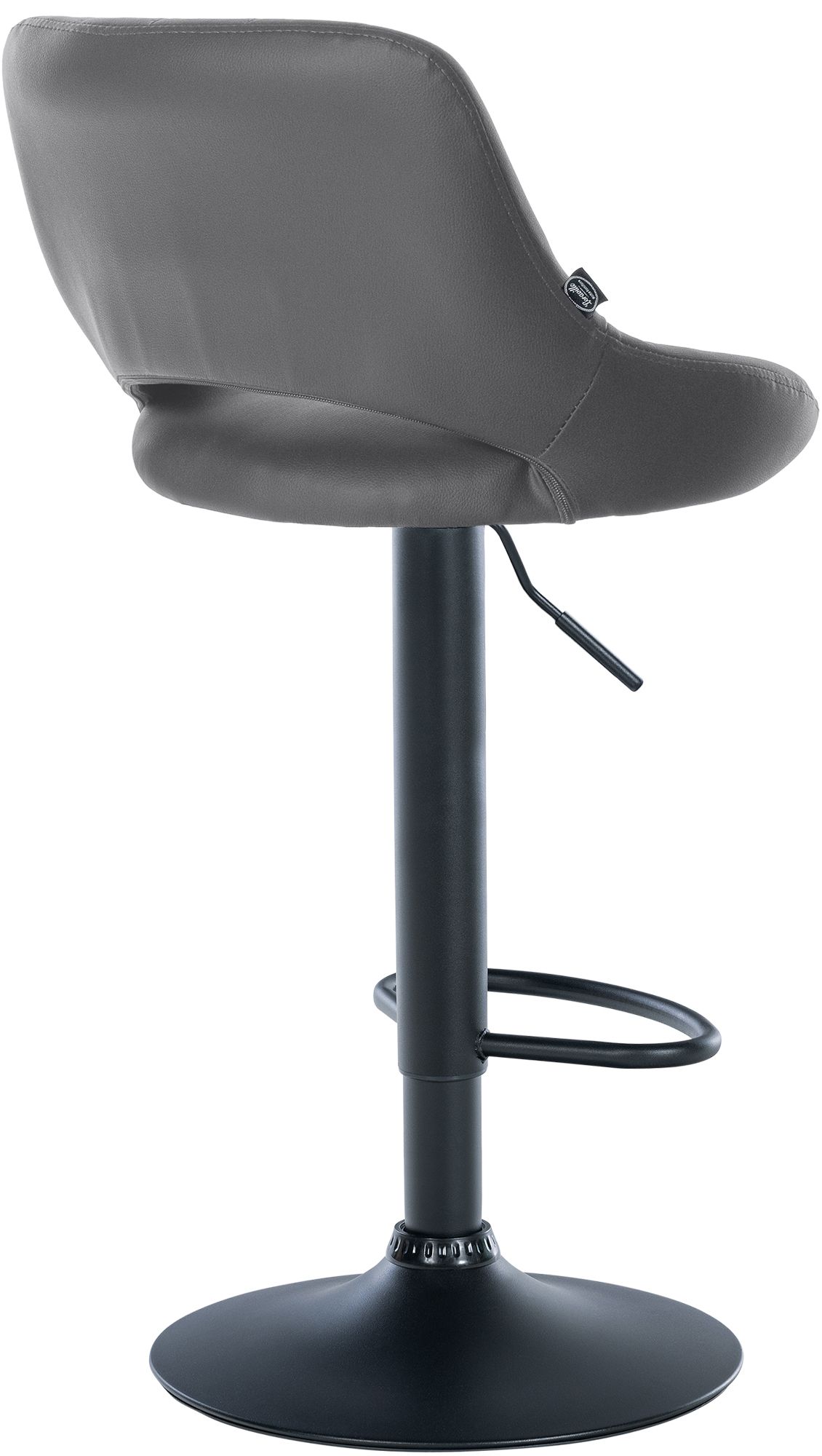 Barhocker Milet Kunstleder schwarz