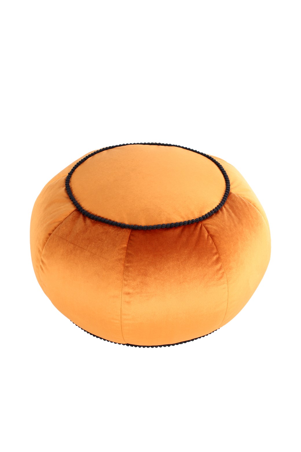 Bronze-Samt Pouf