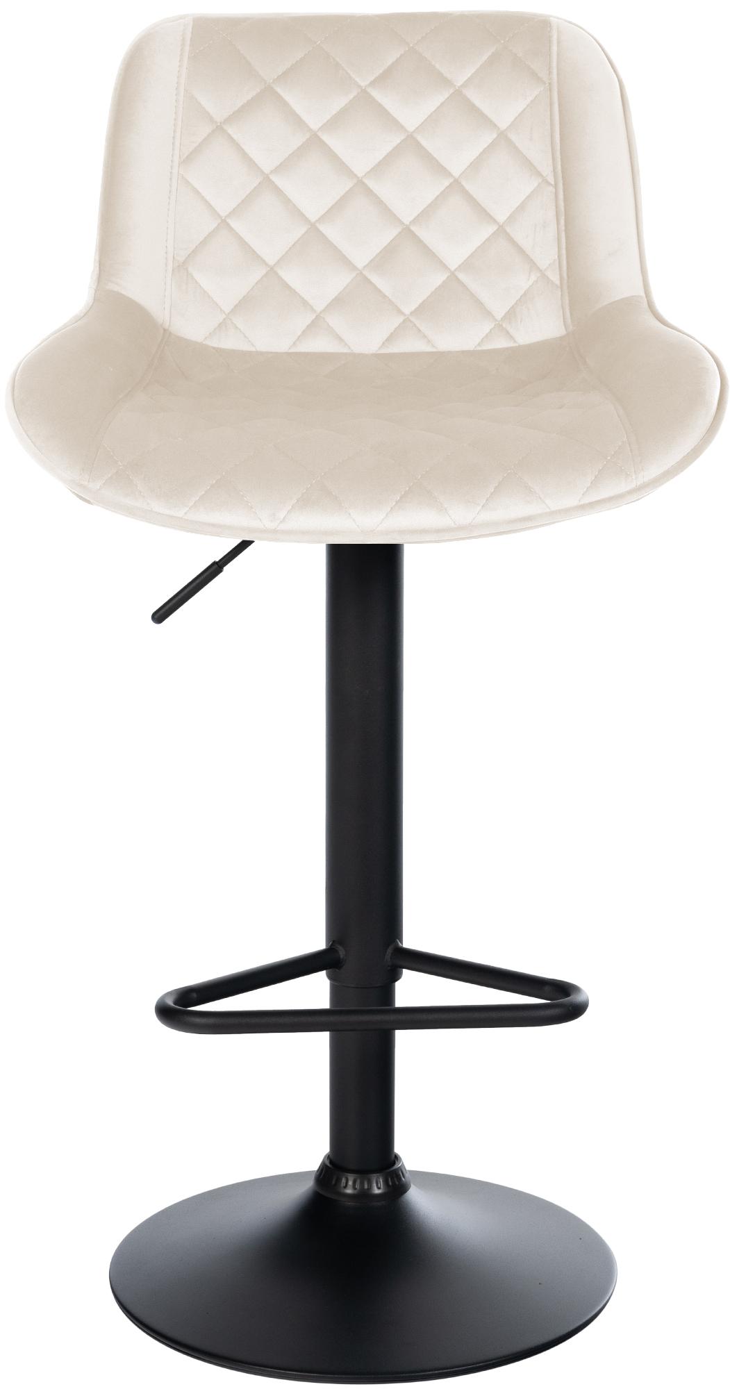 2er Set Barhocker Kasson Samt
