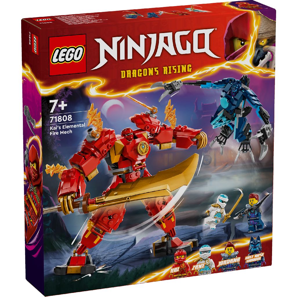 LEGO® Bau- & Konstruktionsspielzeug LEGO® 71808 NINJAGO - Kais Feuermech (322 Teile)