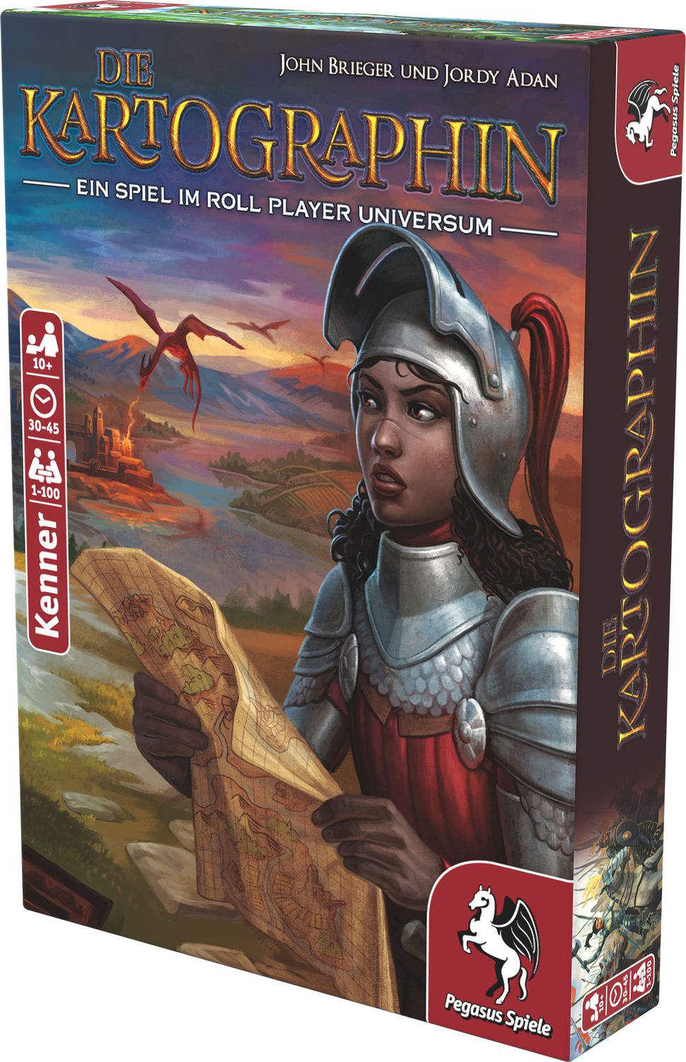 Pegasus Brettspiele & Gesellschaftsspiele Die Kartographin - Kennerspiel