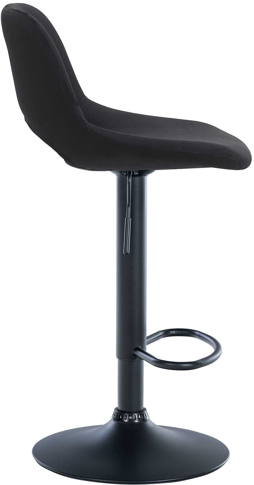 Barhocker Camden Samt schwarz