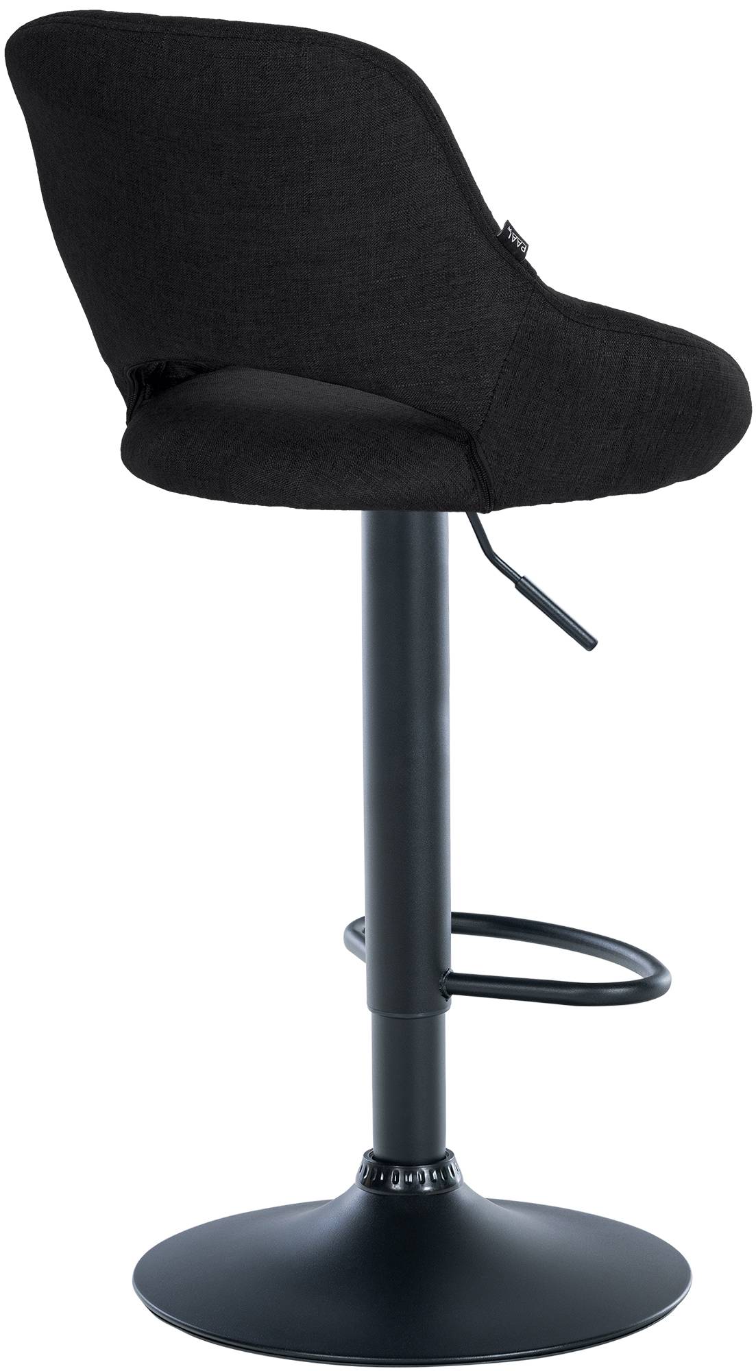 Barhocker Milet Stoff schwarz