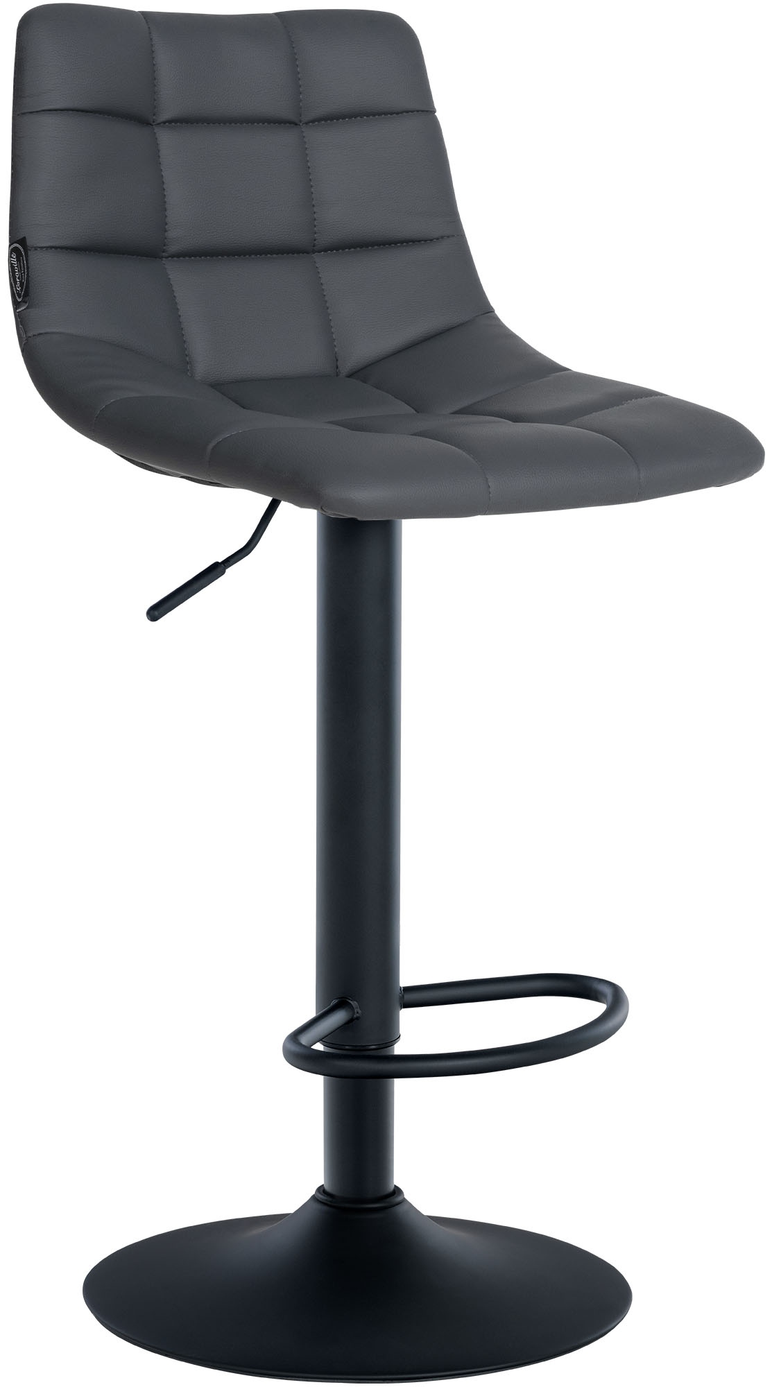 2er Set Barhocker Jerry Kunstleder schwarz