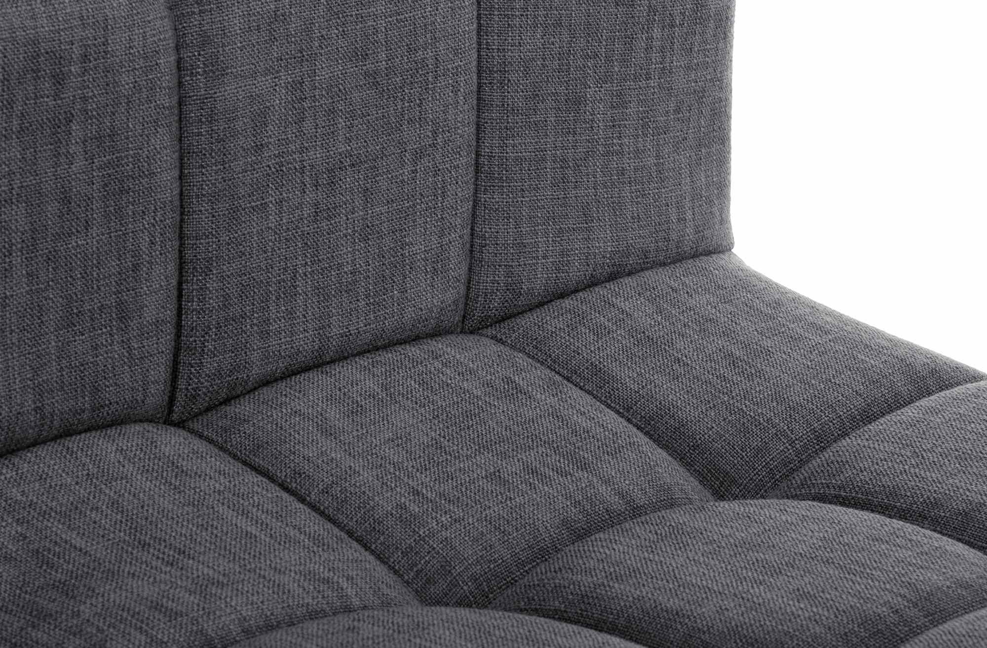 2er Set Barhocker Calma Stoff weiß