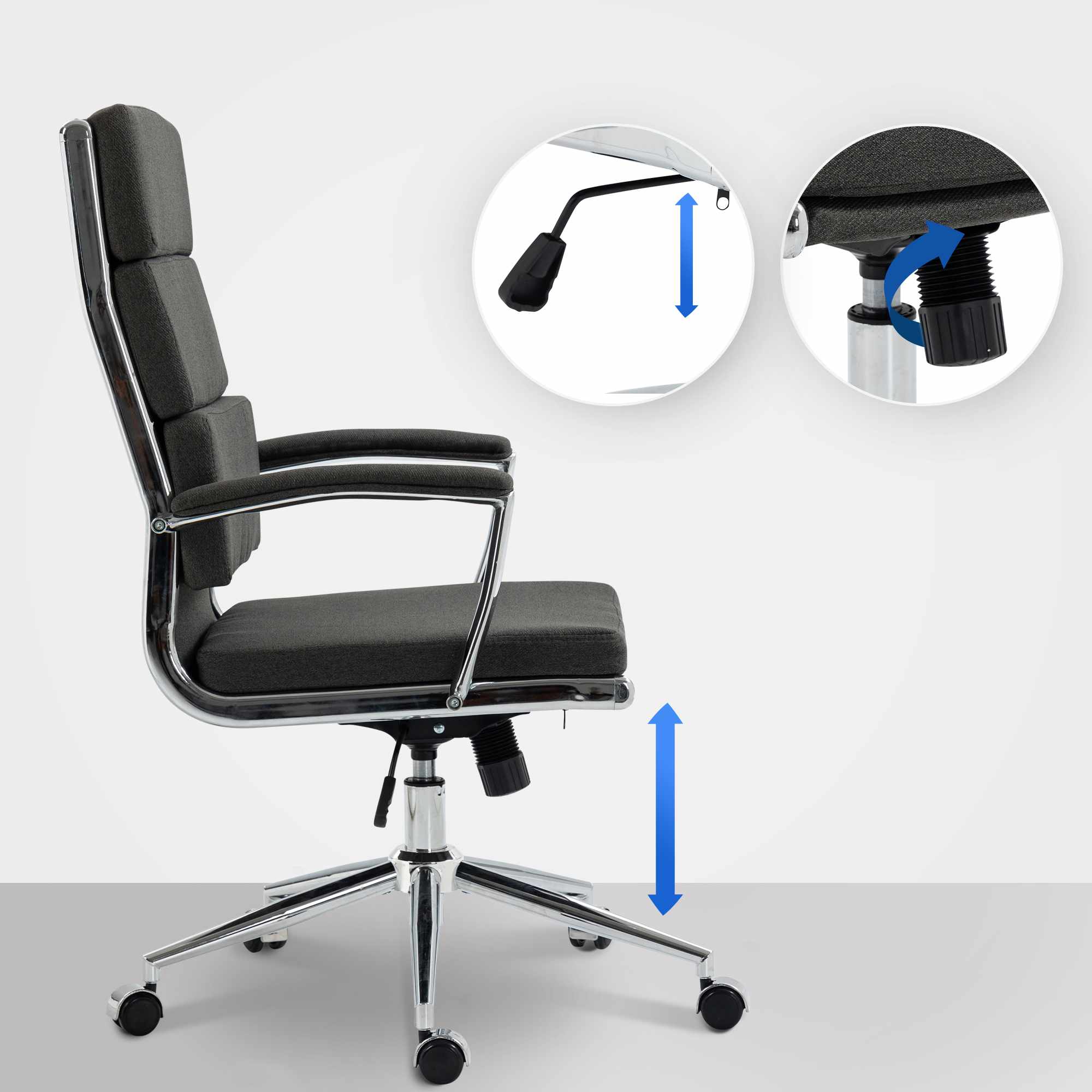 Bürostuhl Cleveland Stoff