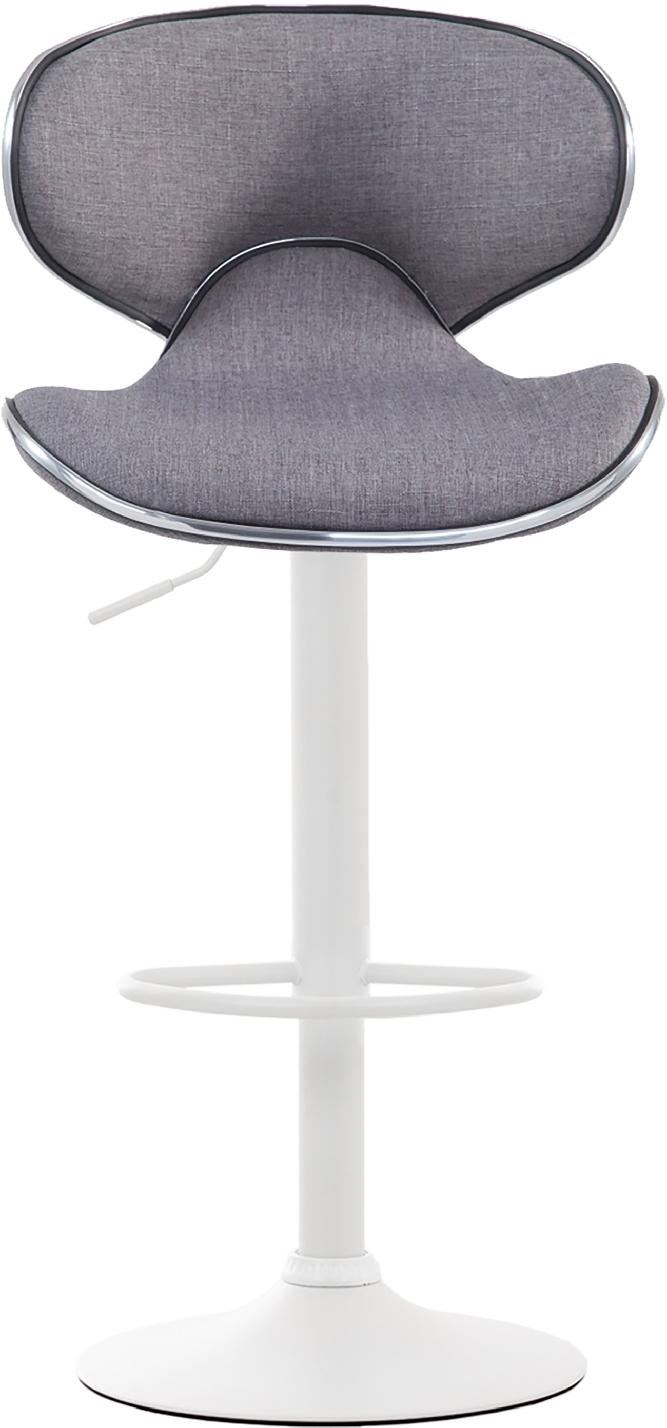 Barhocker Las Vegas V2 Stoff  weiß