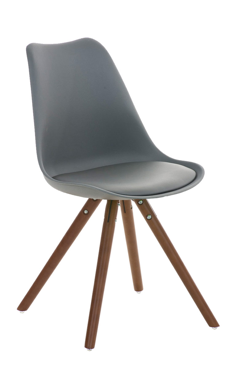 Stuhl Pegleg Rund walnuss