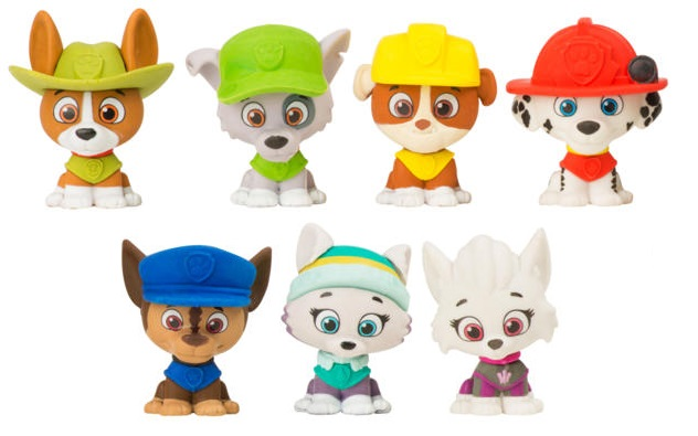 Sambro Paw Patrol Paw Patrol - 3D Puzzle Radiergummi - trendige Radiergummies