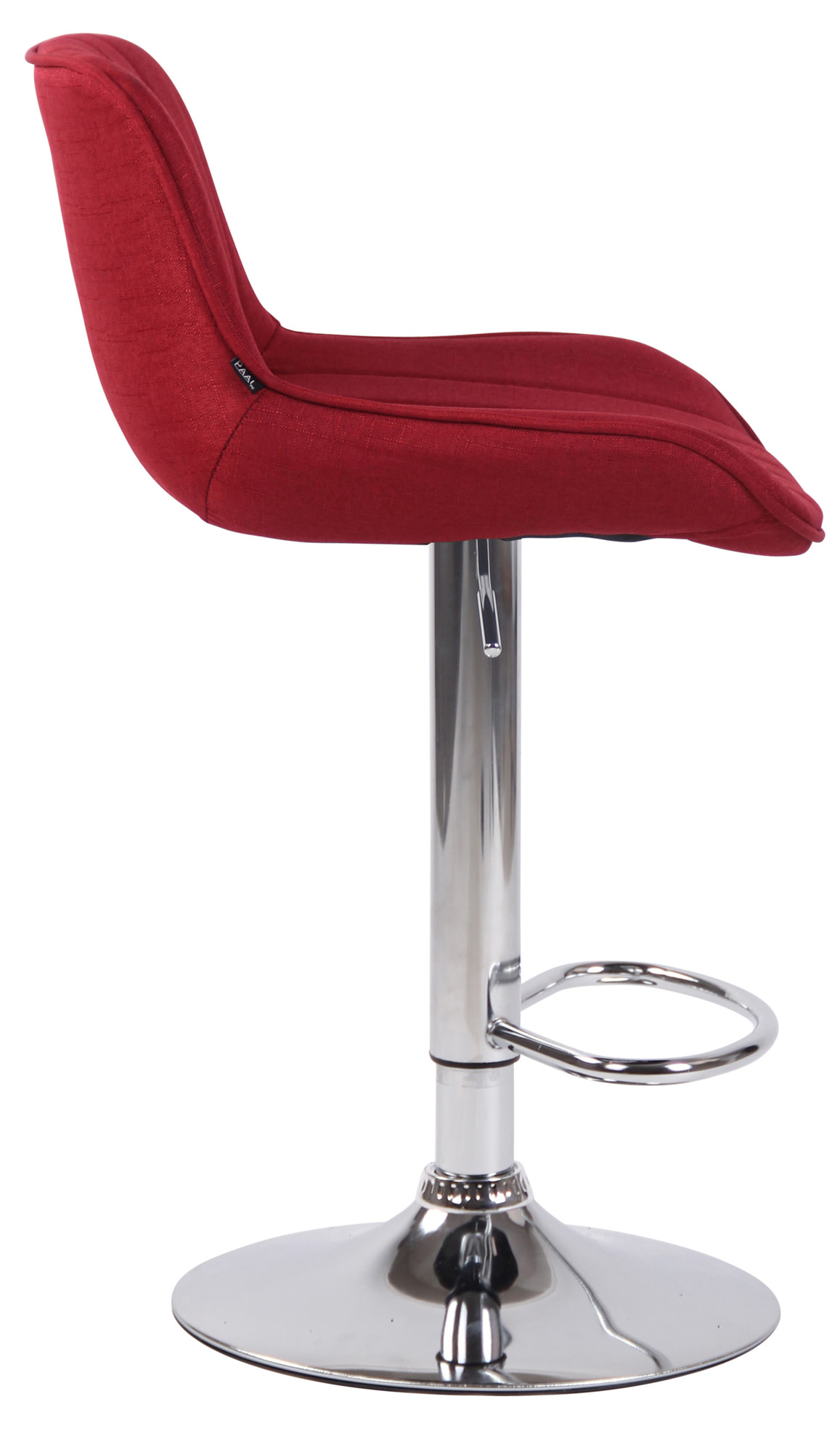 Barhocker Lentini Stoff chrom
