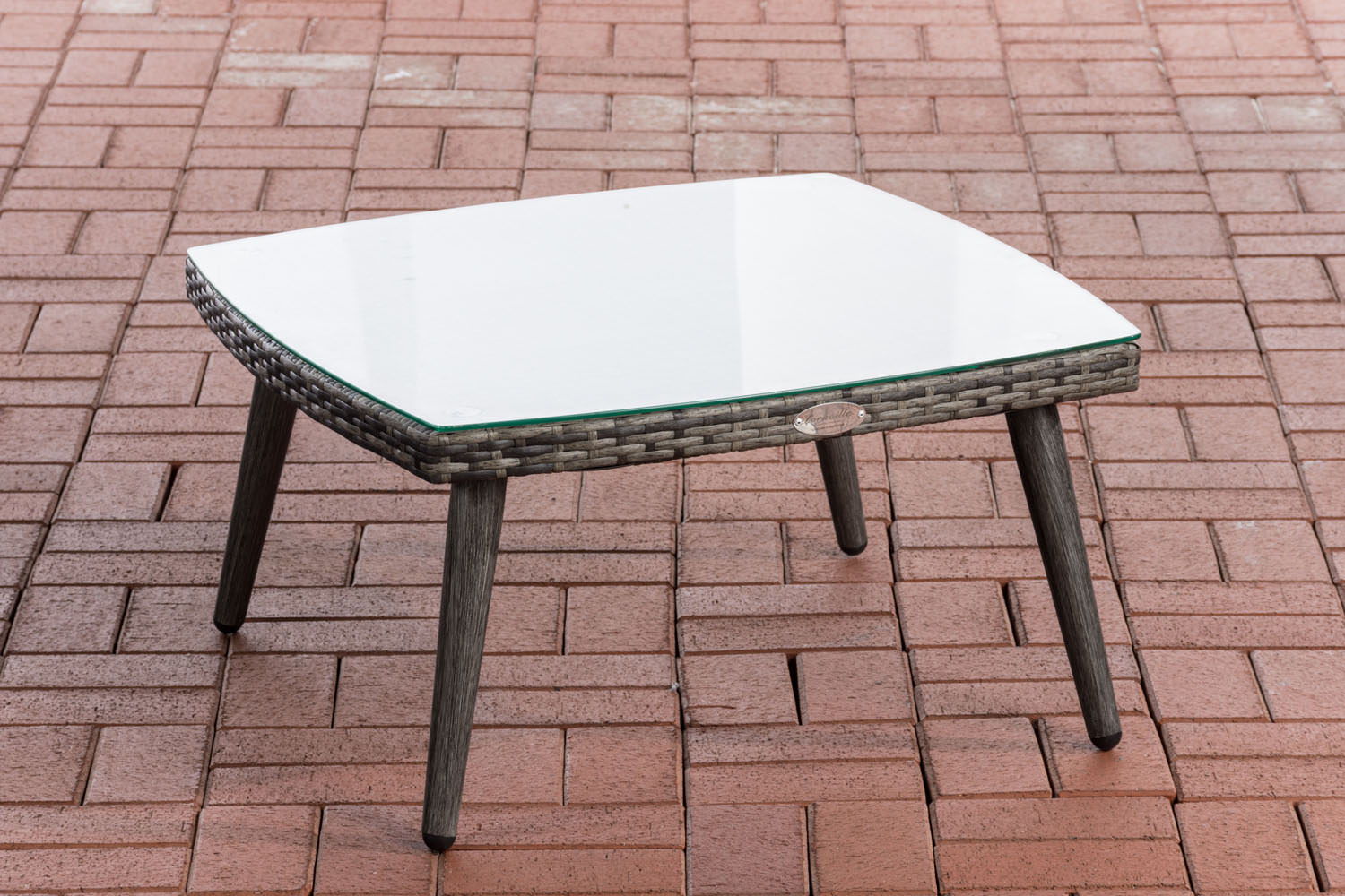 Tisch Ameland Flachrattan 35 cm