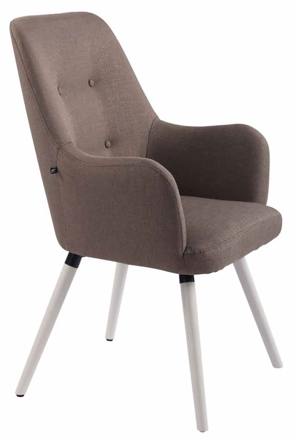 Lounger Aarhus Stoff weiß