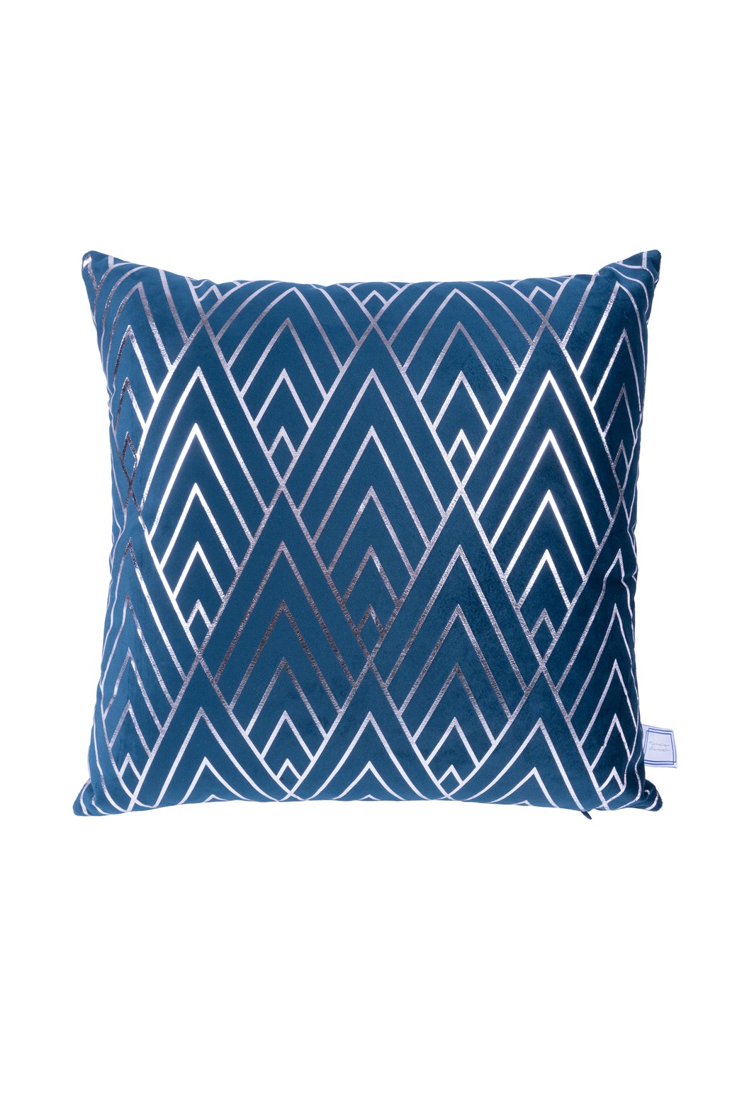Deko-Kissen Dekokissen Prisma 225 2er-Set Blau / Silber