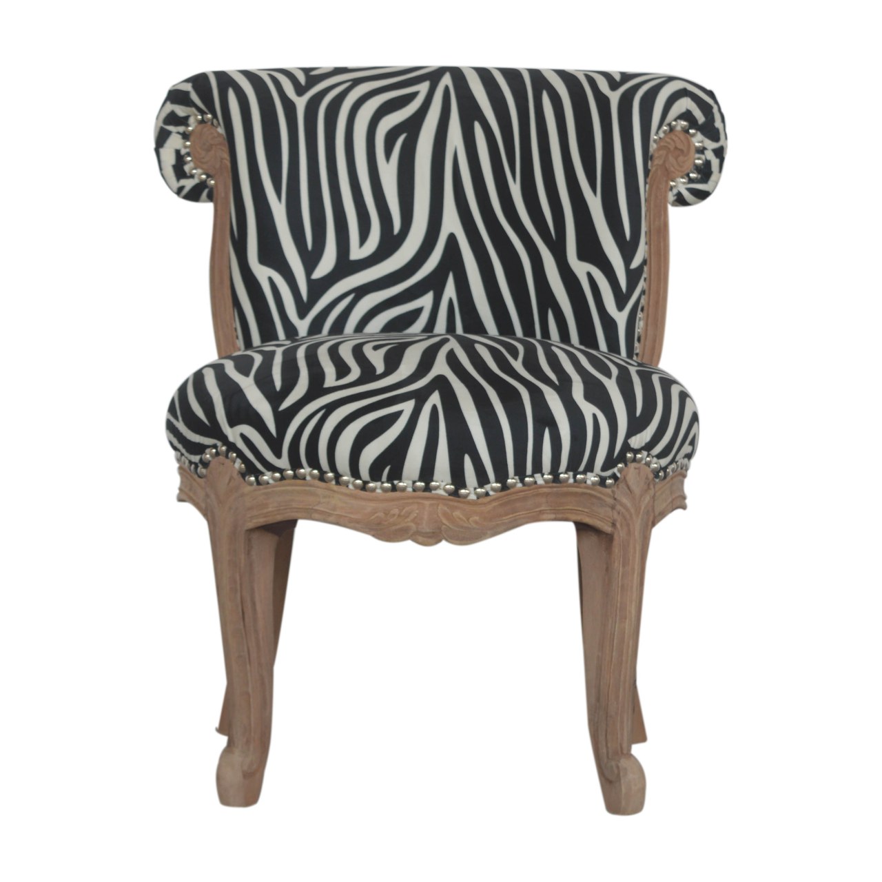 Stuhl mit Zebradruck