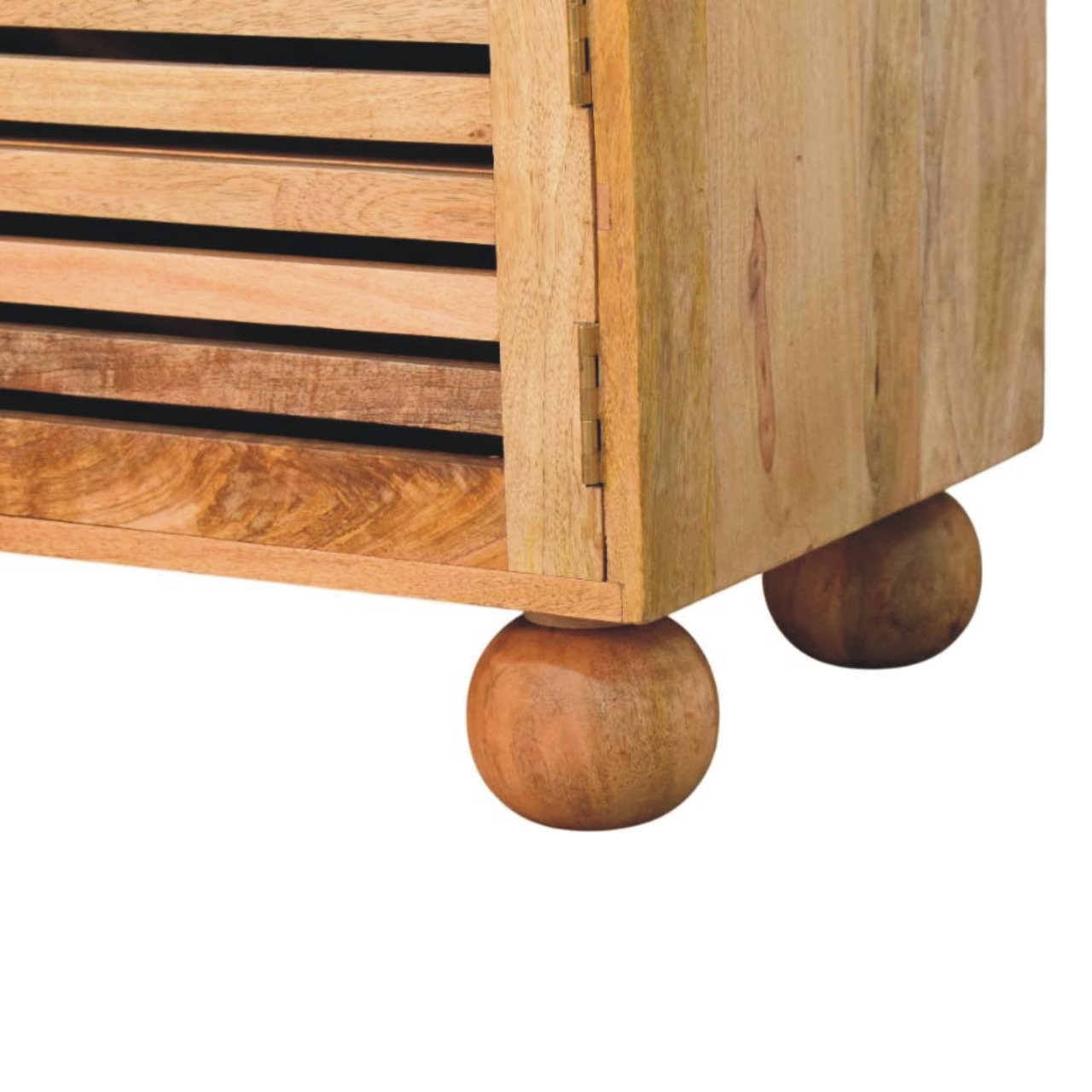 Schuhregal im „Shutter Oak“-Stil mit 2 Schubladen