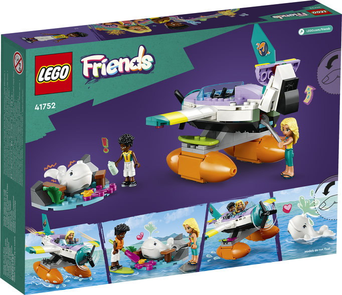 LEGO® Bau- & Konstruktionsspielzeug LEGO® 41752 - Friends Seerettungsflugzeug (203 Teile)