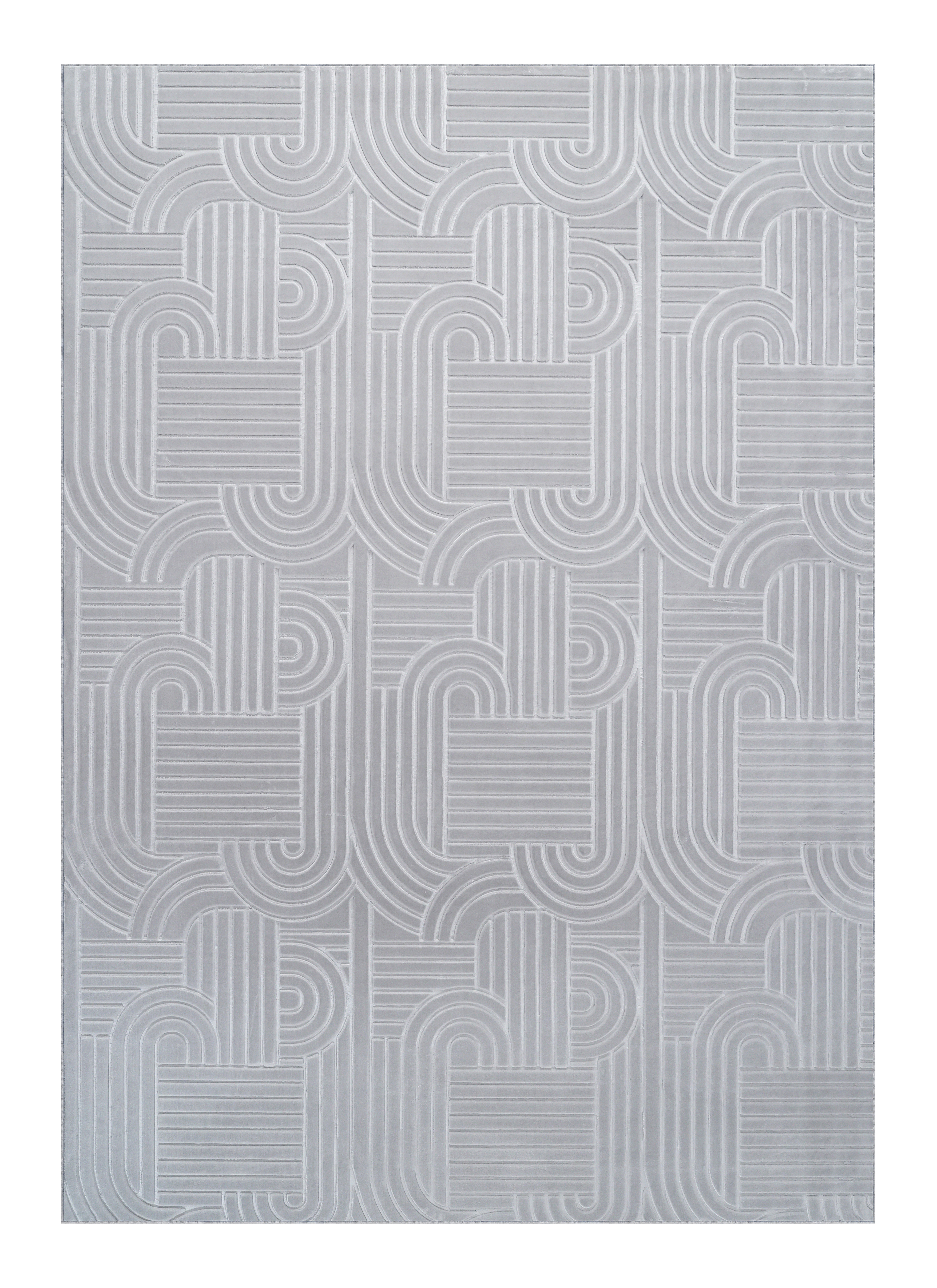 Teppich Calma 125 Silber 120 x 160 cm