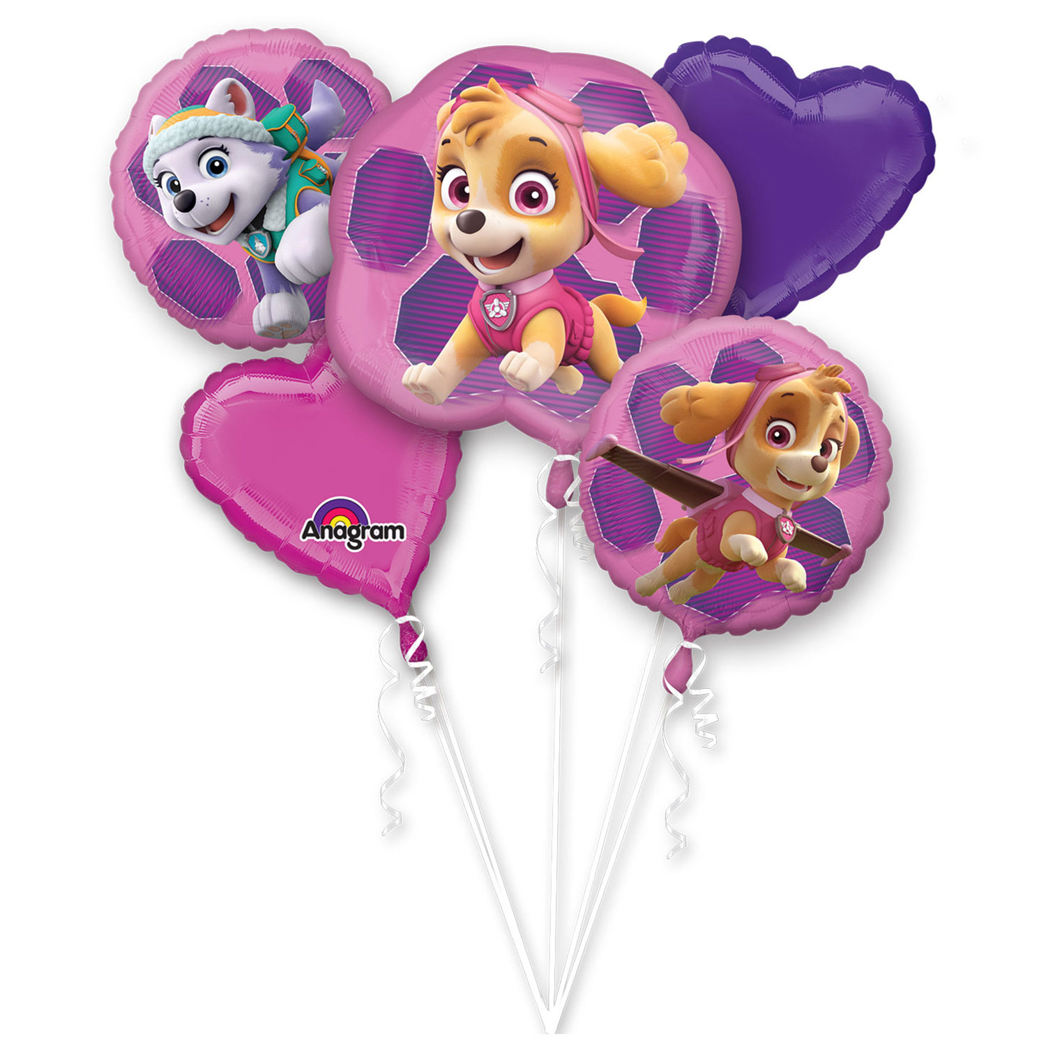 Riethmüller - Amscan Paw Patrol Paw Patrol - Folienballon-Blumenstrauß