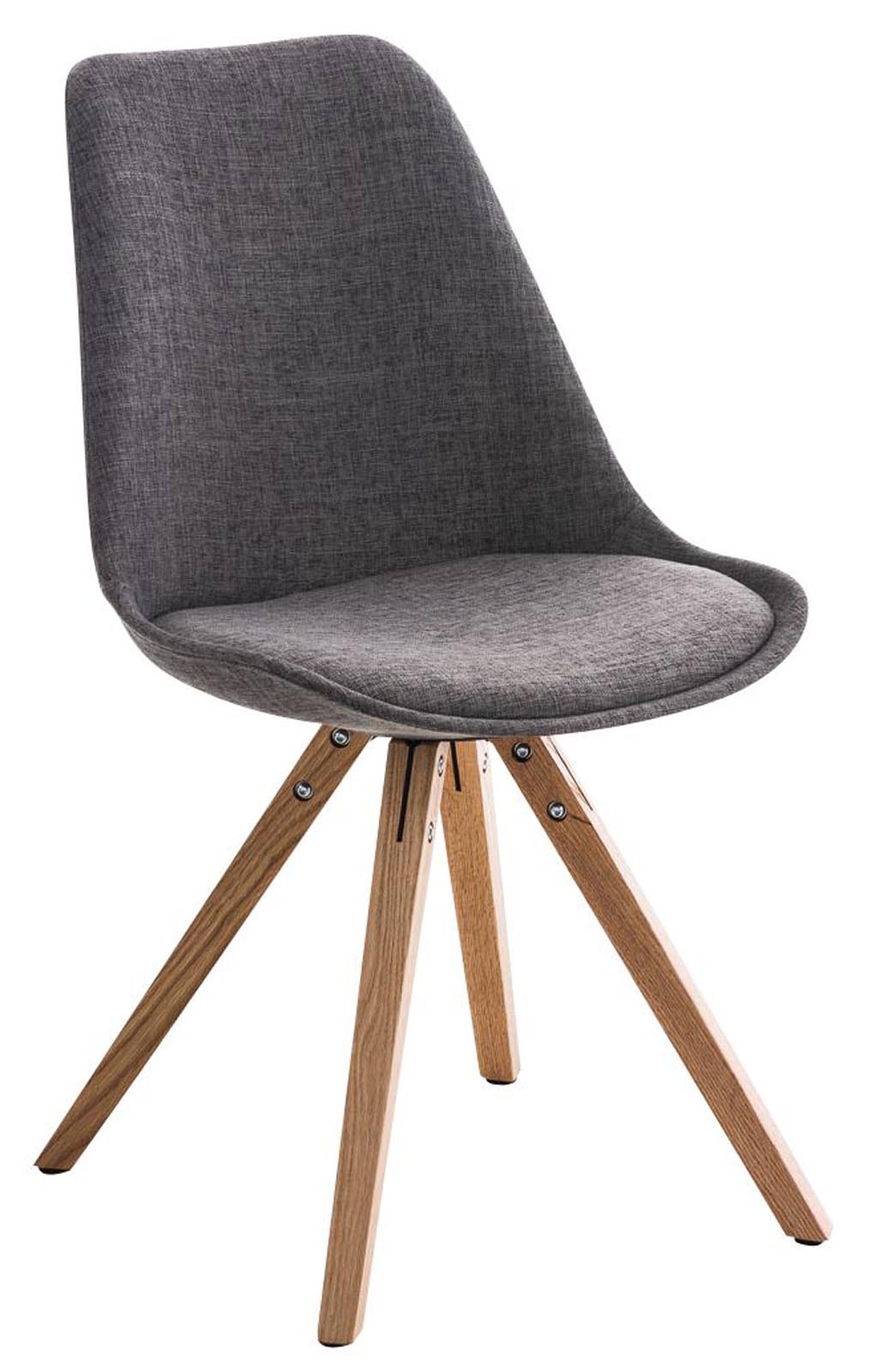 Stuhl Pegleg Stoff Square natura
