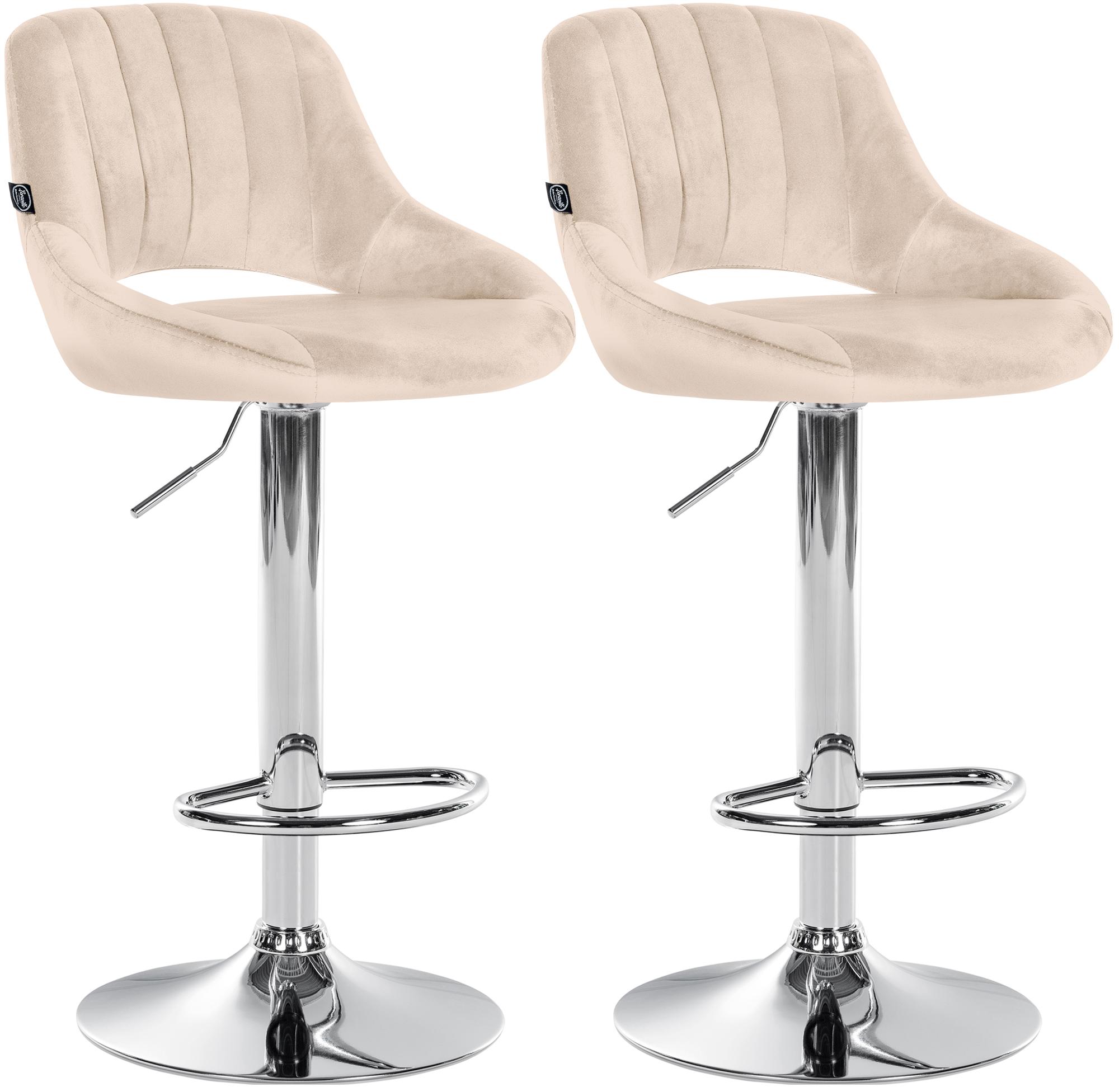 2er Set Barhocker Milet Samt C