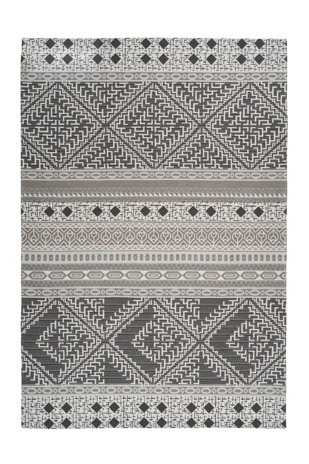 Teppich Yoga 225 Taupe / Creme 80cm x 150cm