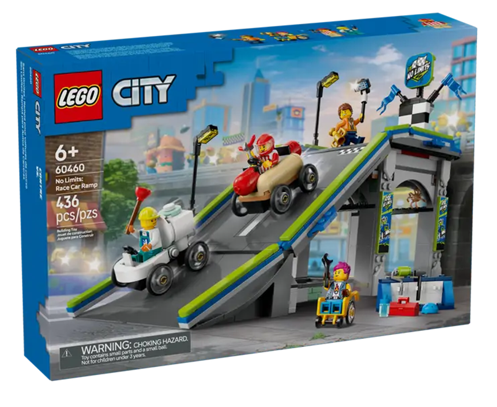 LEGO® Bau- & Konstruktionsspielzeug LEGO® City Fahrzeuge 60460 - Keine Limits: Seifenkistenrennen mit Rampe (436 Teile)