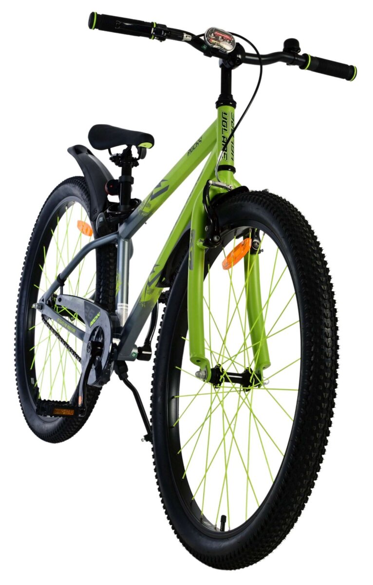 Volare Rocky Kinderfahrrad für Jungen - 26 Zoll in Grün für sicheres Fahren
