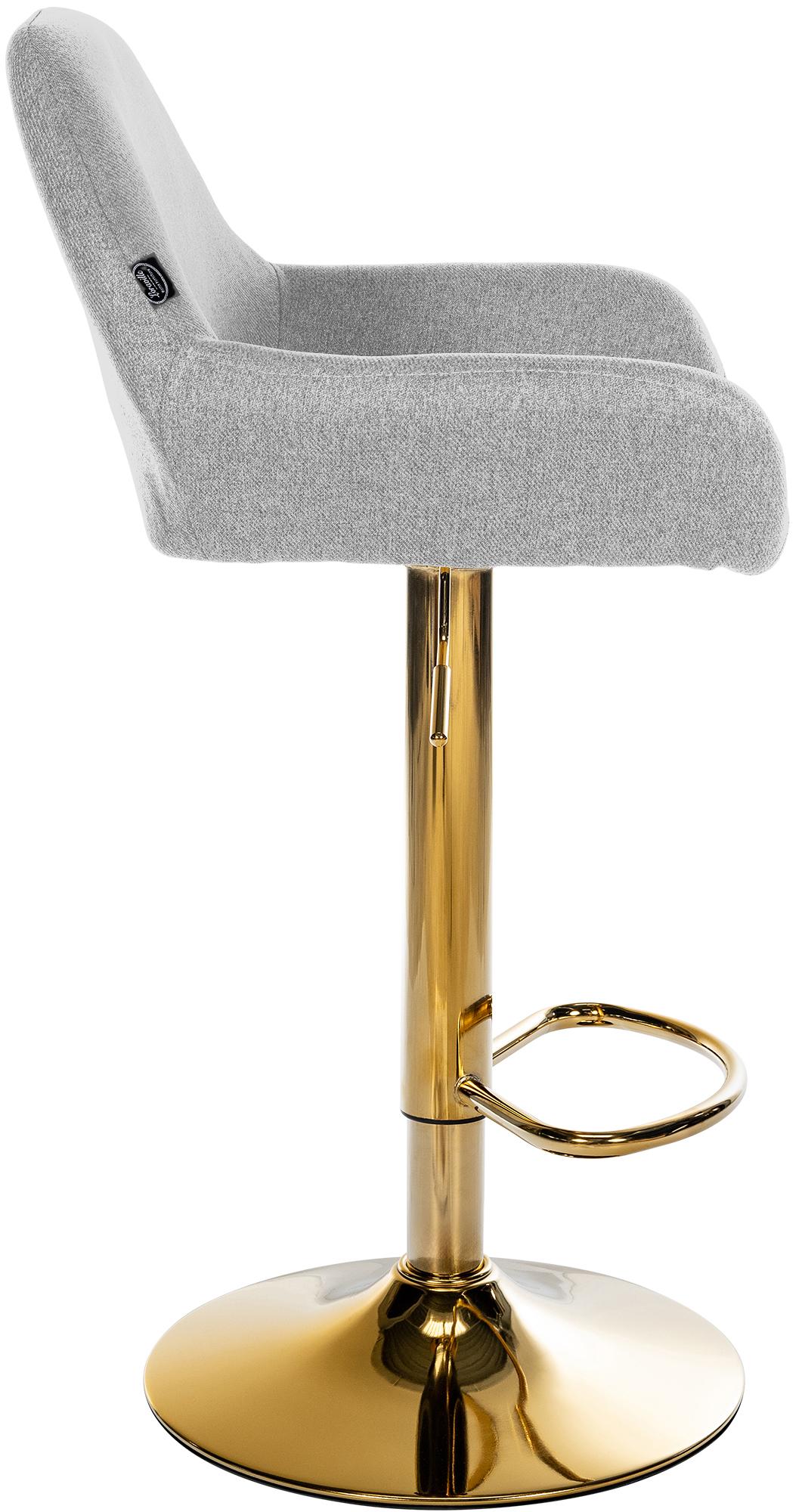 Barhocker Braga Gold Stoff