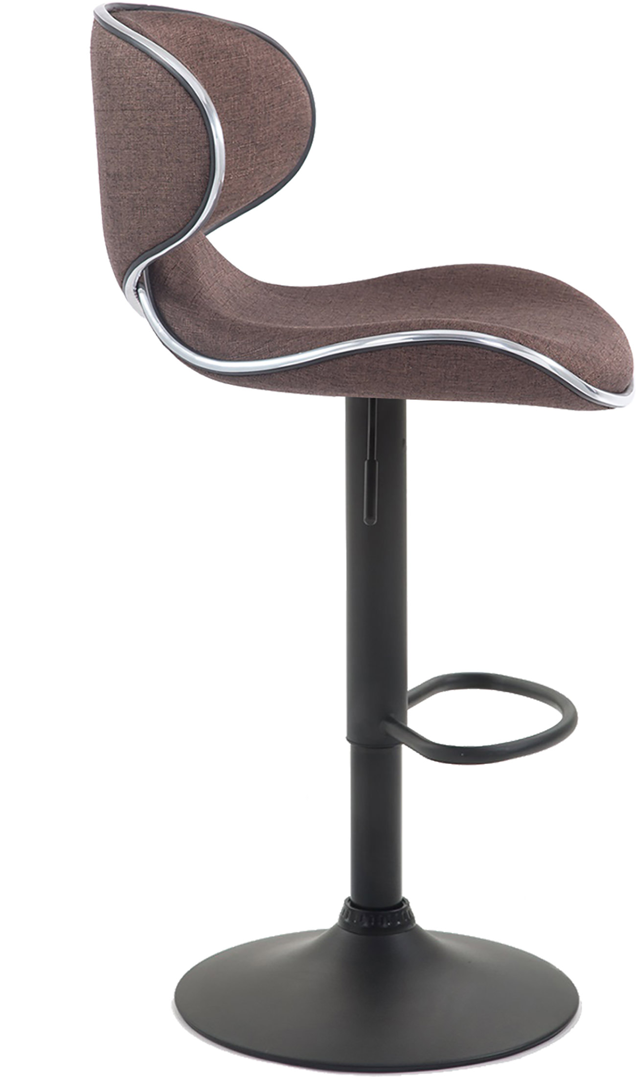 Barhocker Las Vegas V2 Stoff  schwarz